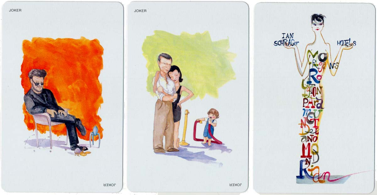 Advertising/souvenir deck of cards associated with the Ian Schrager chain of luxury hotels. 