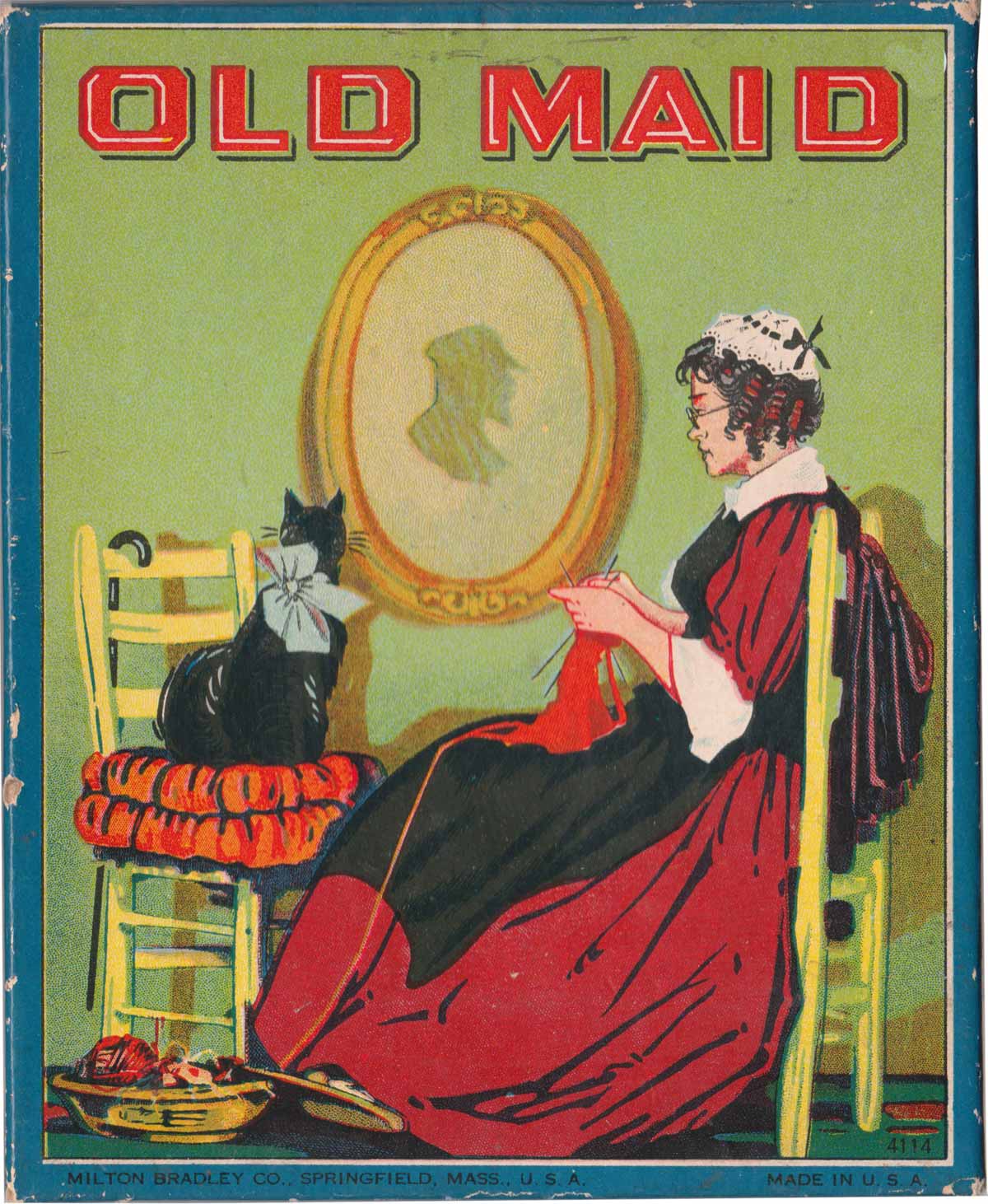 Milton Bradley ‘Old Maid’ card game, c.1920s