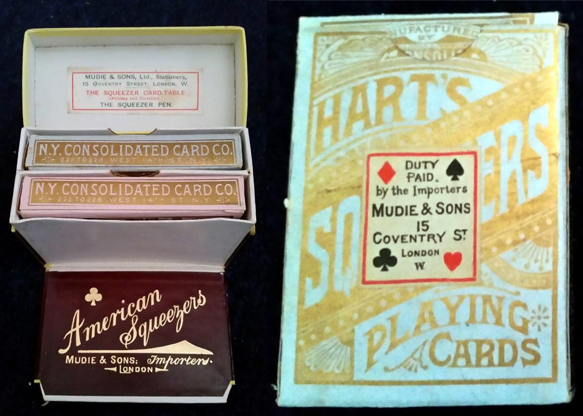 Boxed set of “Hart's Squeezers”, c.1890