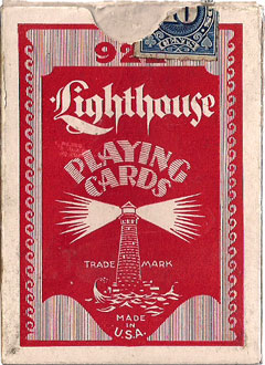 “Lighthouse No.922” playing cards box