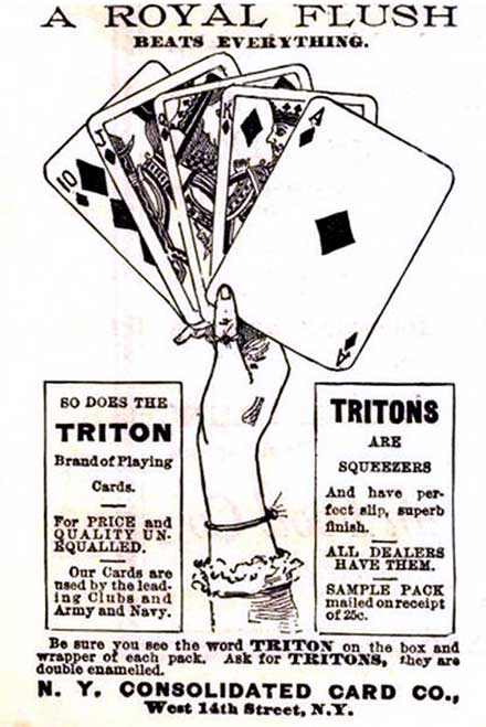 Triton advert, c.1892 Triton advert, c.1892