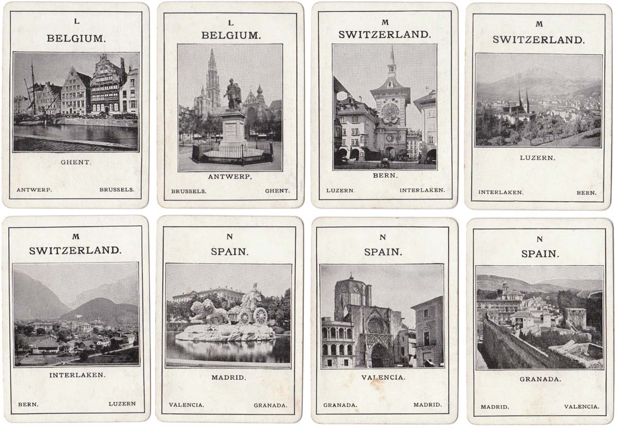 The Game of Cities, © 1898 Parker Brothers