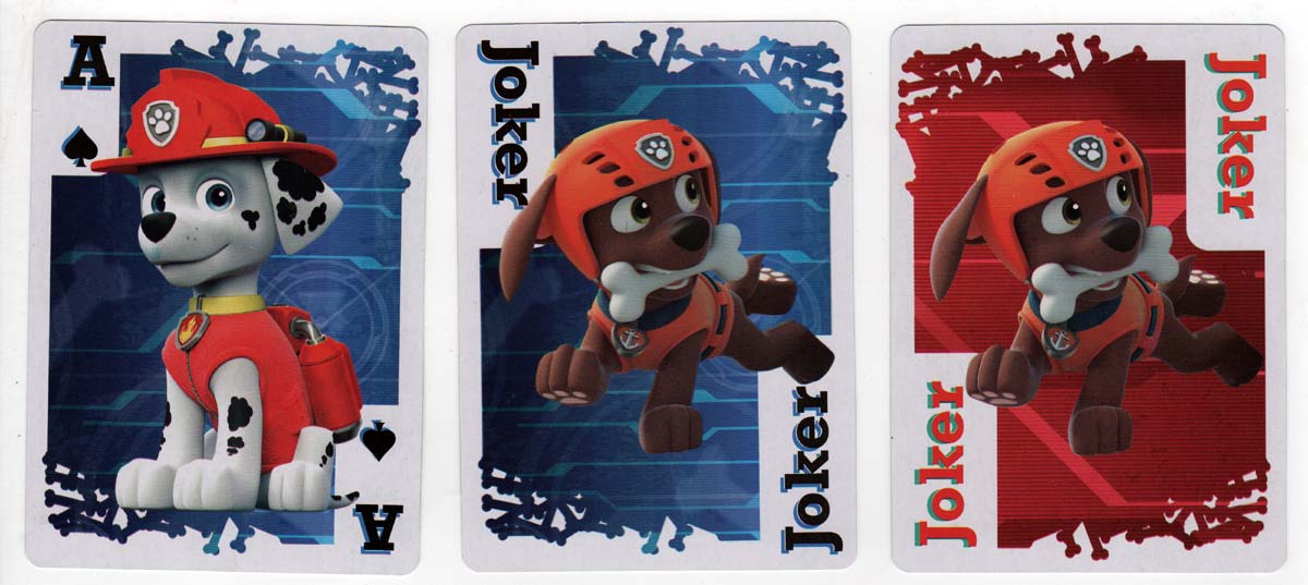 Paw Patrol Jumbo Playing Cards by Cardinal 2016 Paw Patrol Jumbo Playing Cards by Cardinal 2016