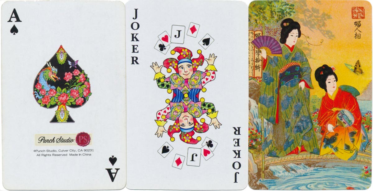 ‘Geisha Girls’ playing cards published by Punch Studio, Culver City, CA., 2013 ‘Geisha Girls’ playing cards published by Punch Studio, Culver City, CA., 2013