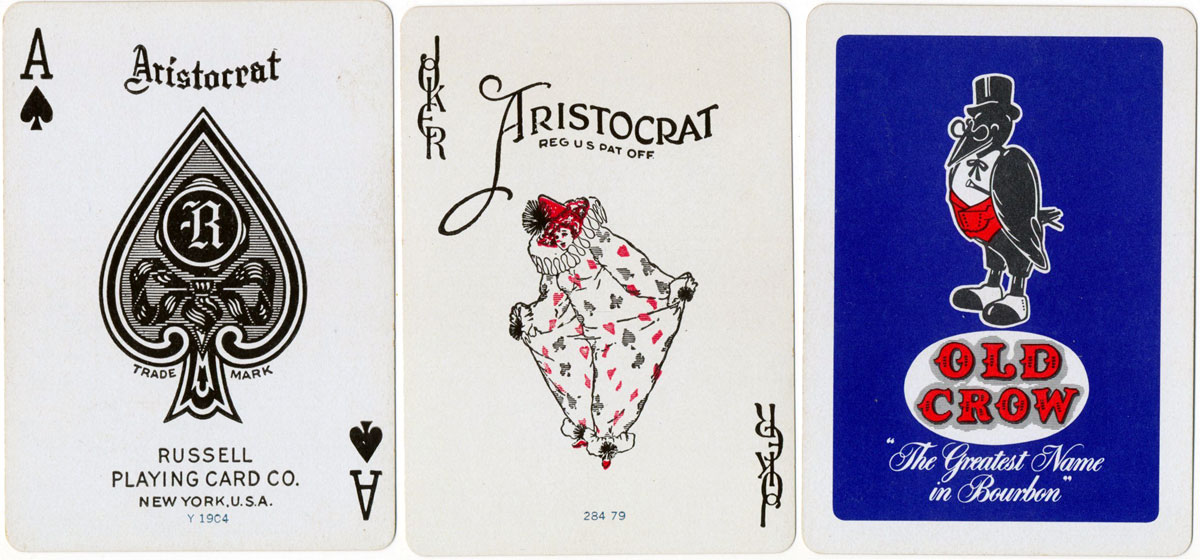 “Aristocrat” brand with Russell ace of spades, c.1958