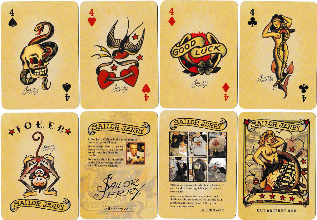 Sailor Jerry Playing Cards  The World of Playing Cards
