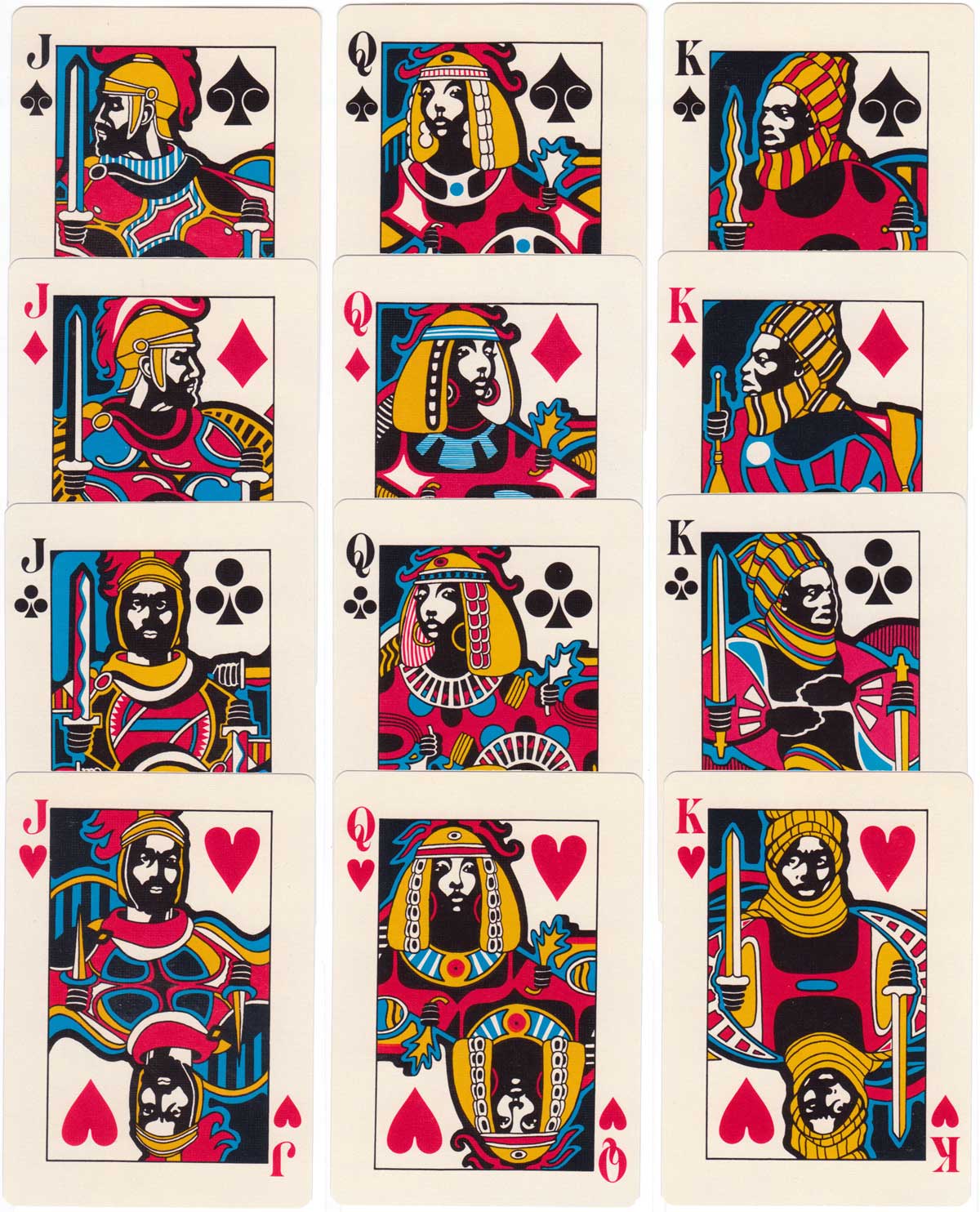 Sheba playing cards published by Omega Concepts Ltd, 1972