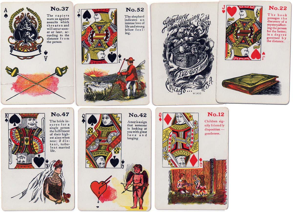 Gypsy Witch Fortune Telling Cards, c.1905