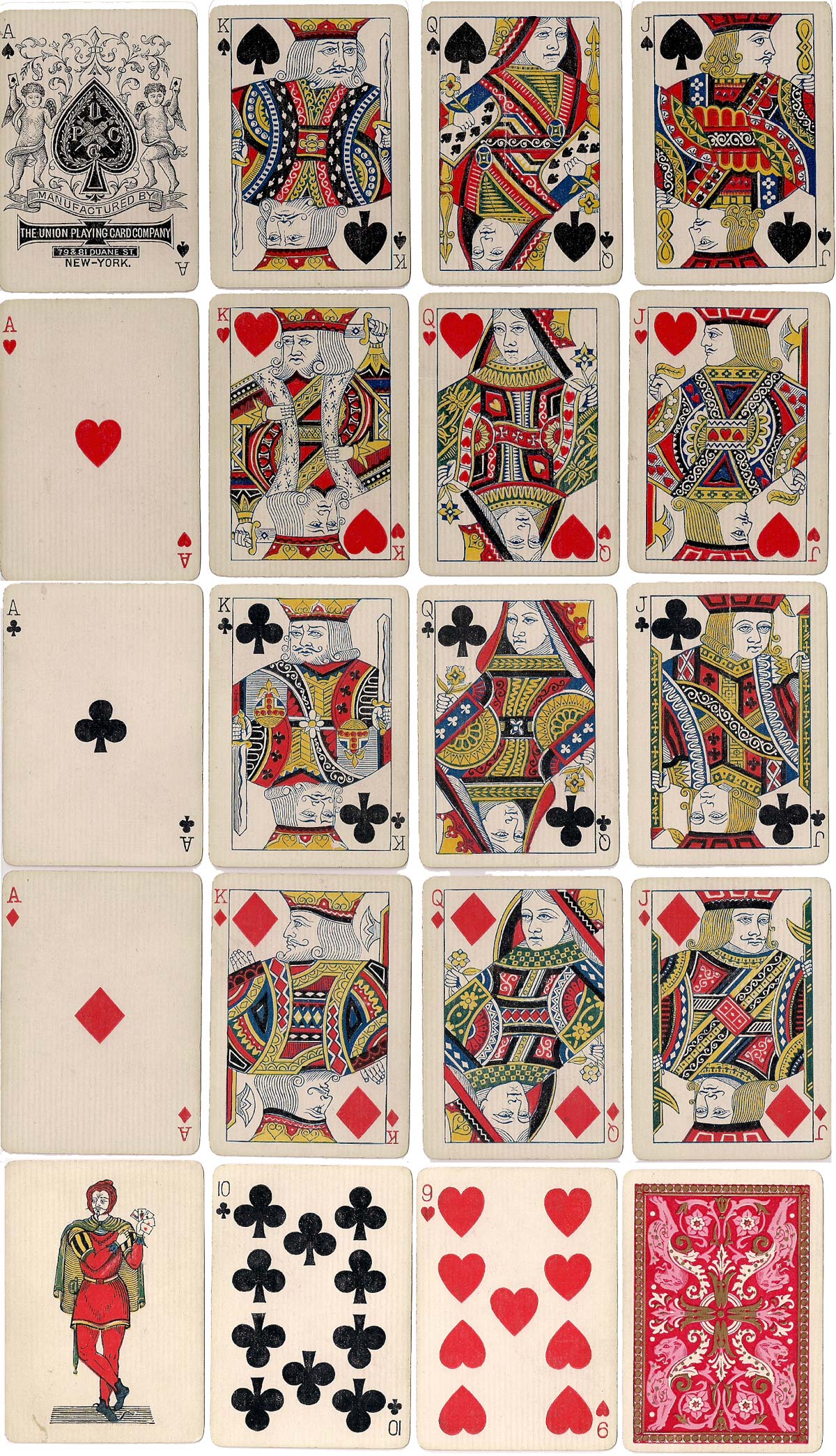 The “Traveler’s Companion”, Union Playing Card Co., New York, c.1886
