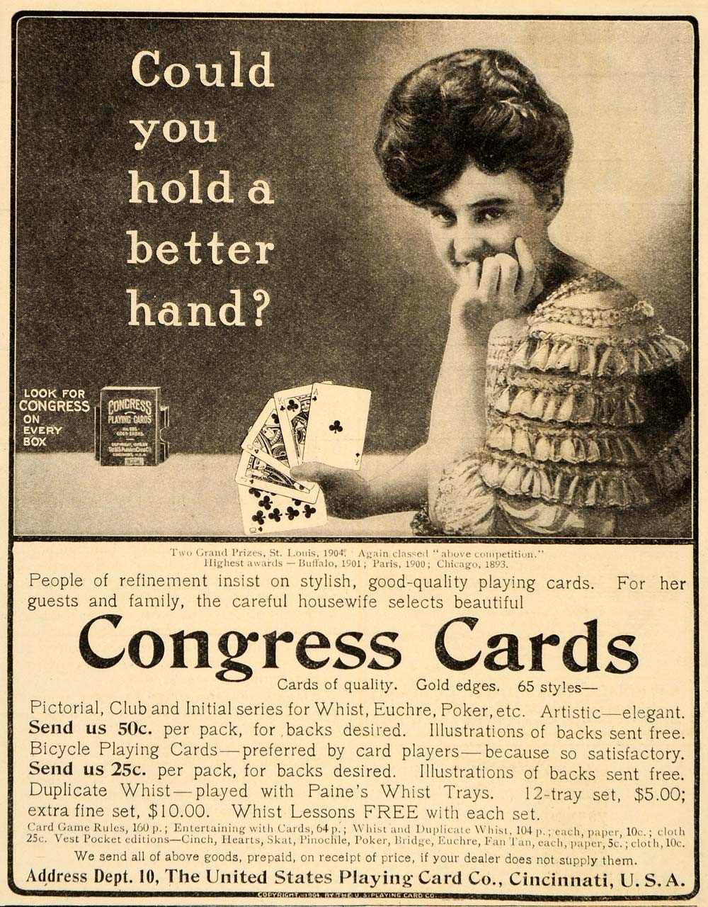 'Congress' advert 1904