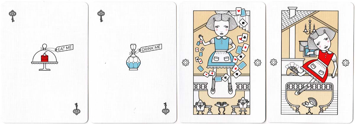 Alice in Wonderland playing cards designed by Sasha Dounaevski, 2018 Alice in Wonderland playing cards designed by Sasha Dounaevski, 2018