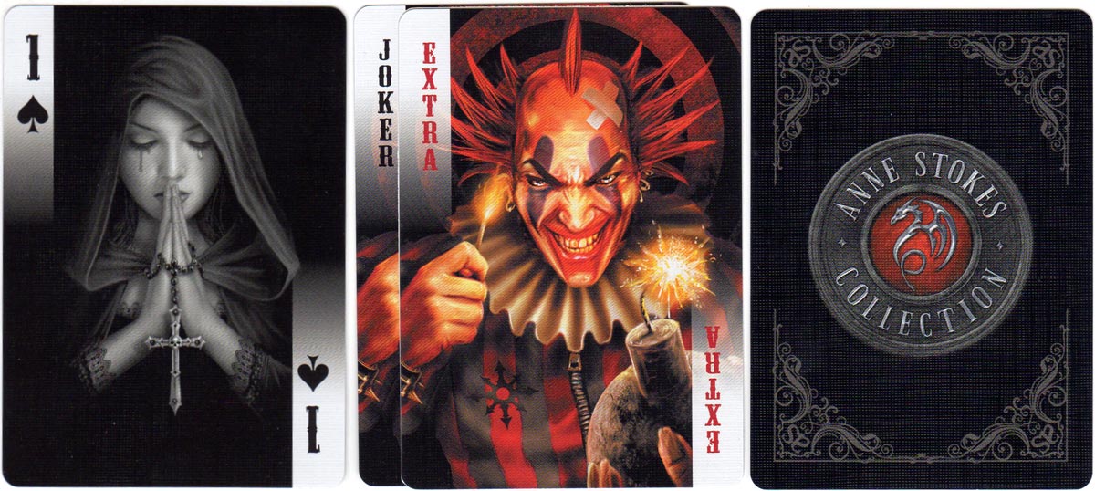 Anne Stokes Collection playing cards, USPCC, 2010