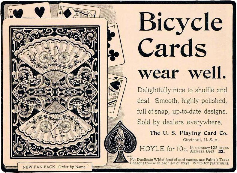 Bicycle advert Bicycle advert
