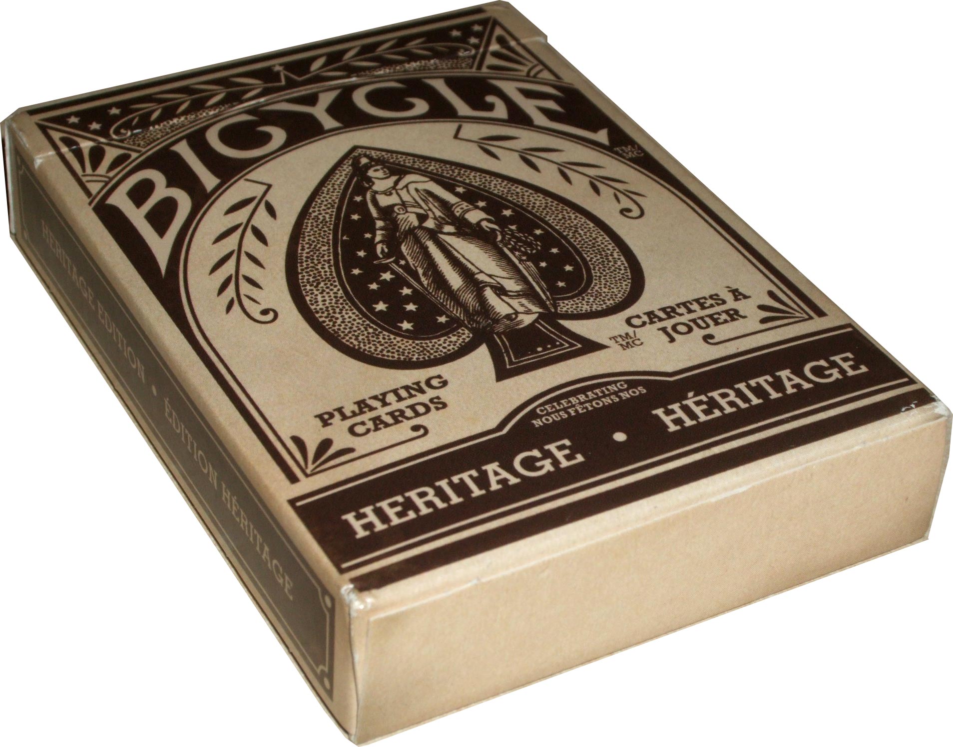 Bicycle Dirty Faded Vintage Teal Brown Playing Cards Misc. 