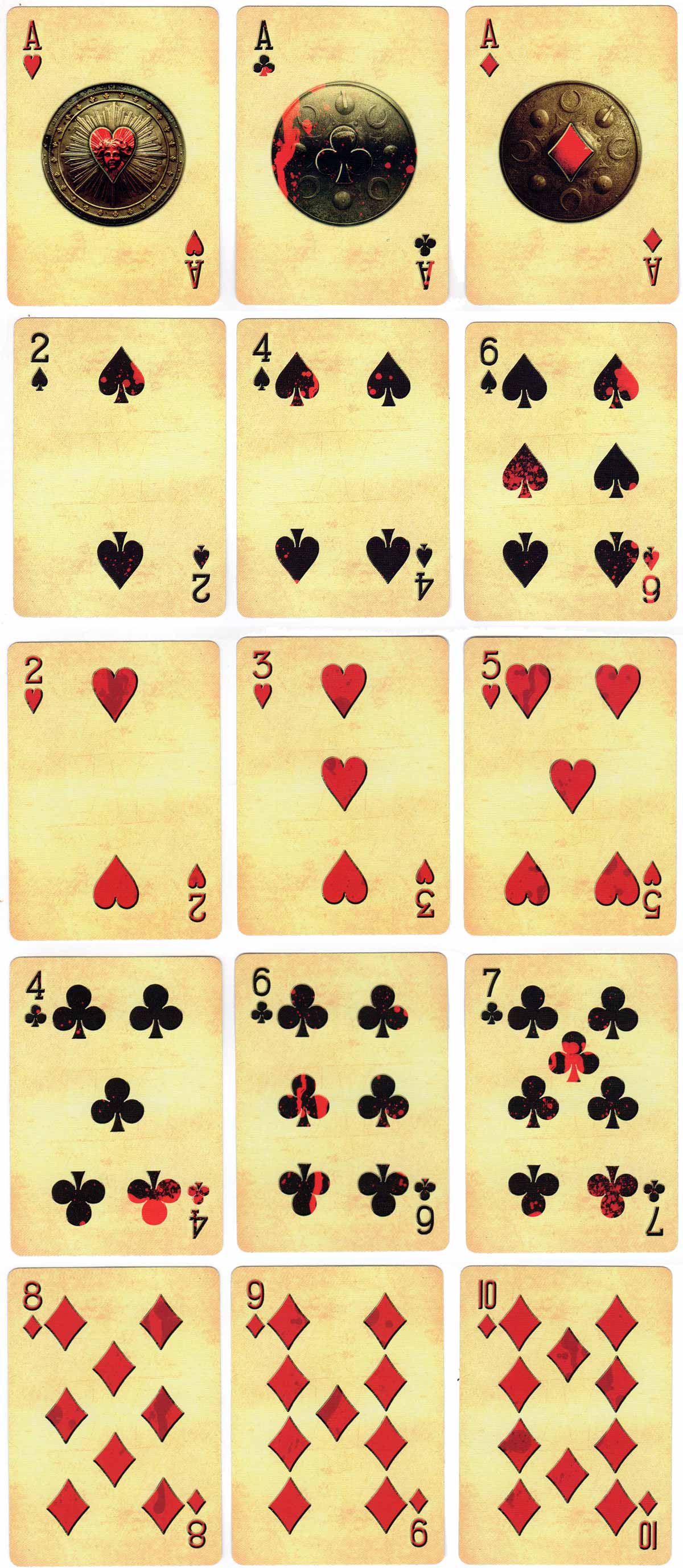 Bicycle Knights playing cards designed by Sam Hayles in 2018 Bicycle Knights playing cards designed by Sam Hayles in 2018