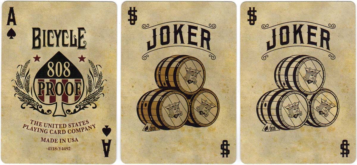 Bicycle 808 Bourbon by US Playing Card Company 2017