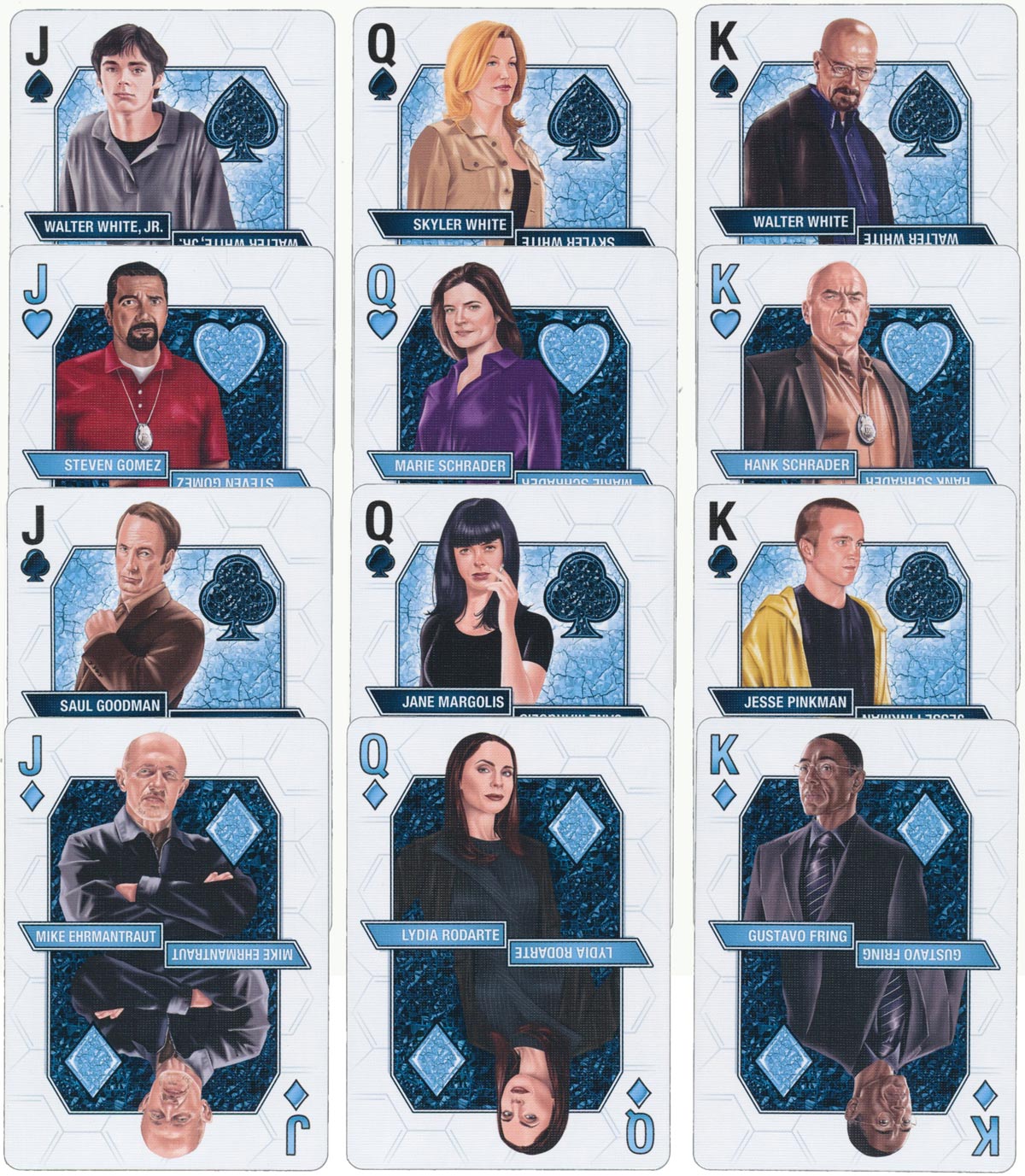 Breaking Bad fan deck designed by Albino Dragon and manufactured by the USPCC in 2014