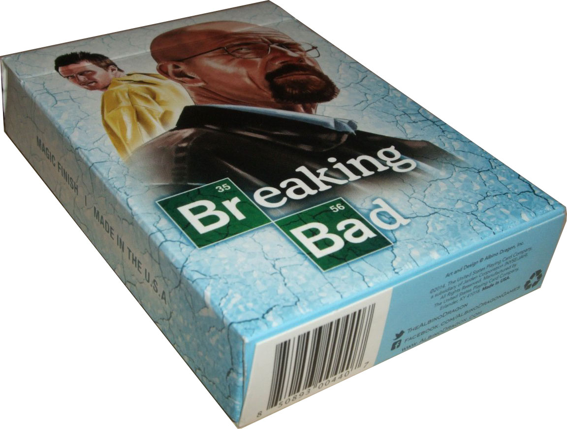 Breaking Bad fan deck designed by Albino Dragon and manufactured by the USPCC in 2014 Breaking Bad fan deck designed by Albino Dragon and manufactured by the USPCC in 2014