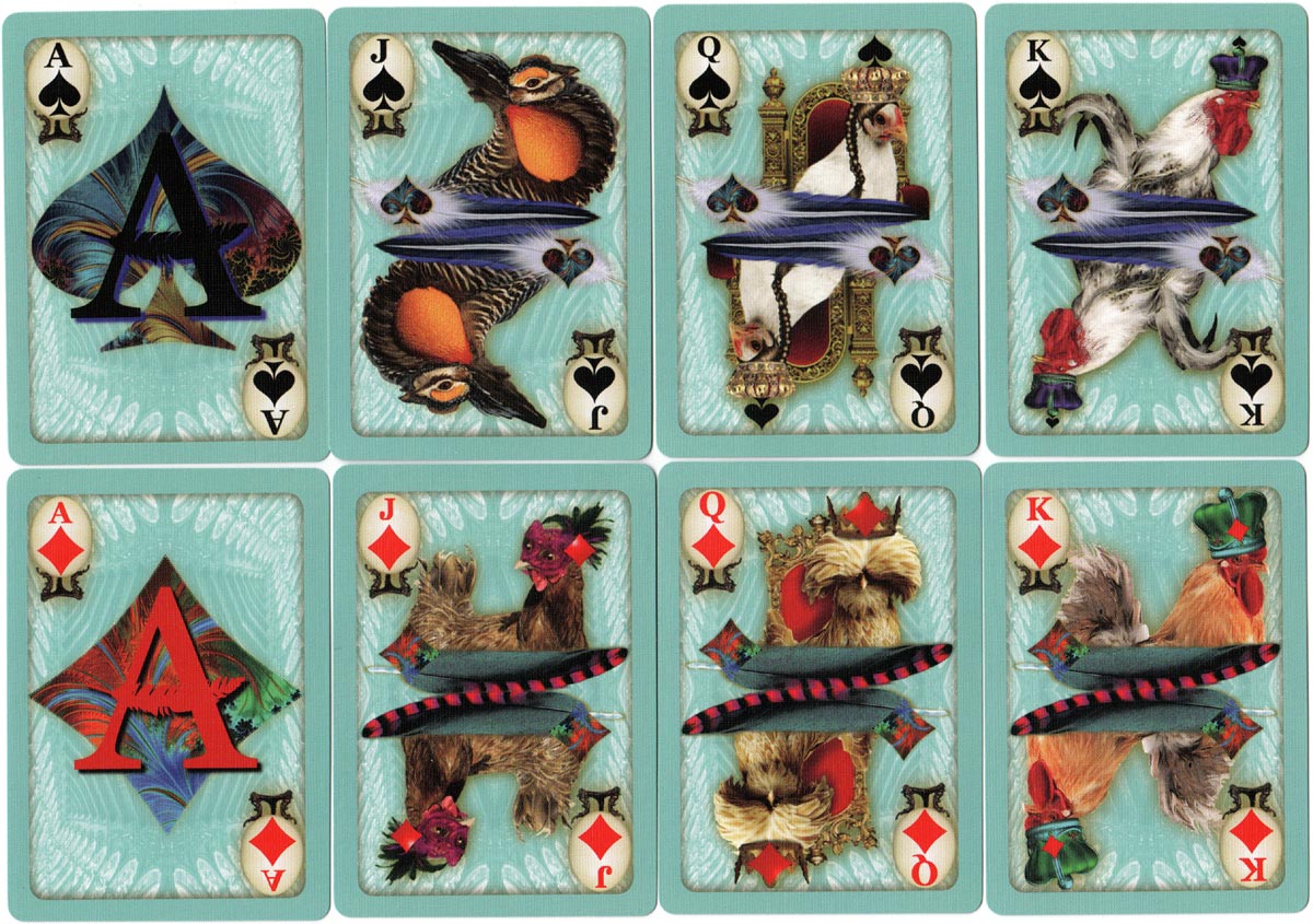 Chicken Playing Cards designed by Susan Krupp, 2017