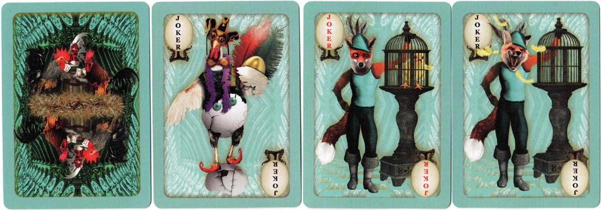 Chicken Playing Cards designed by Susan Krupp, 2017