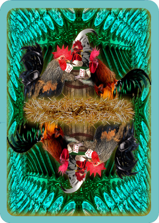 Chicken Playing Cards designed by Susan Krupp, 2017 Chicken Playing Cards designed by Susan Krupp, 2017