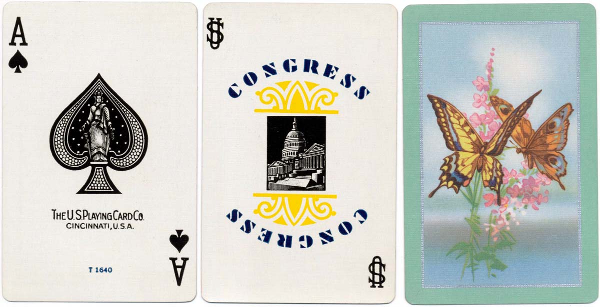 'Congress' playing cards by USPCC, c.1954