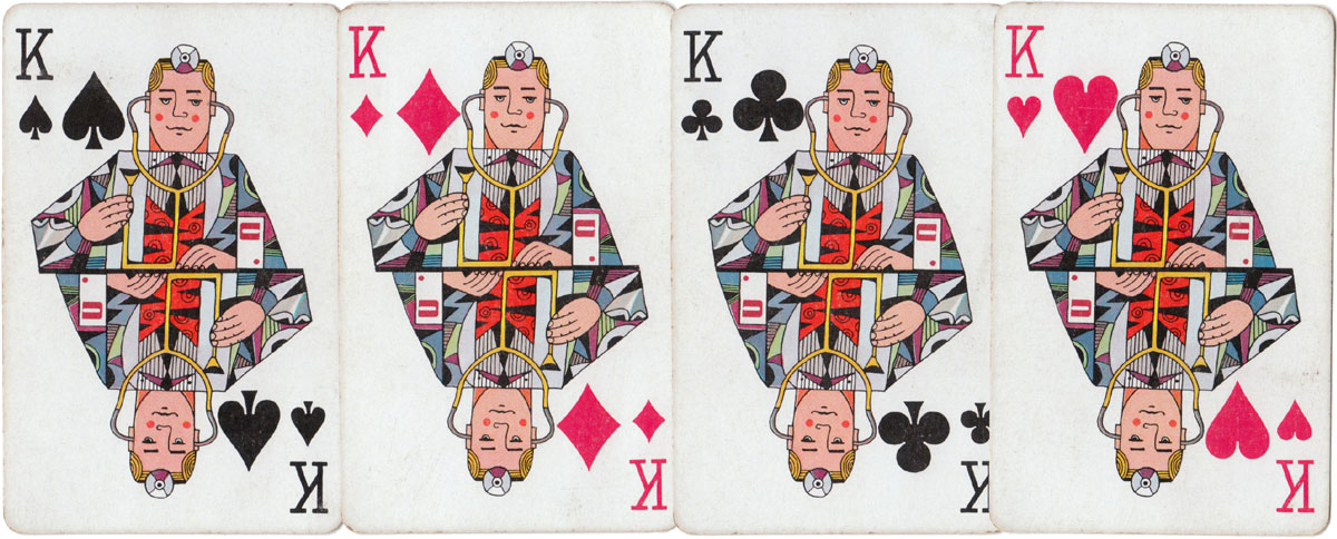 Coricidin Demilets pharmaceutical playing cards, 1967