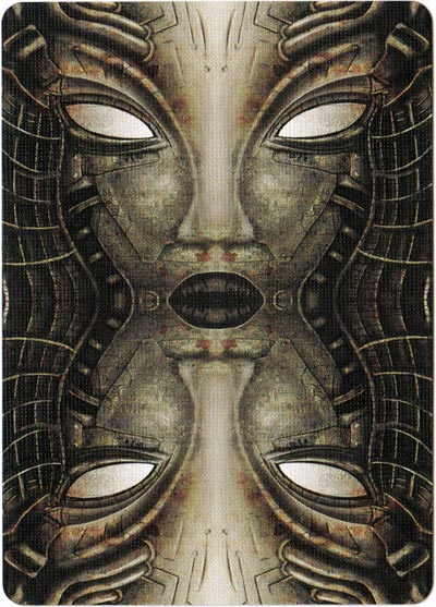 Bicycle Cybertech playing cards illustrated by Jamie Meza, printed by USPCC, 2019 Bicycle Cybertech playing cards illustrated by Jamie Meza, printed by USPCC, 2019