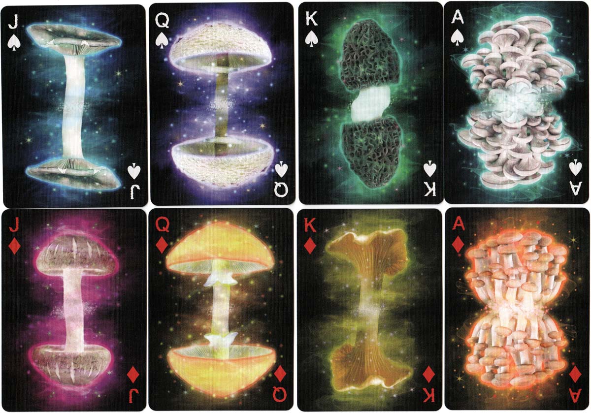 Fungi Mycological Playing Cards, manufactured by USPCC, 2018 Fungi Mycological Playing Cards, manufactured by USPCC, 2018