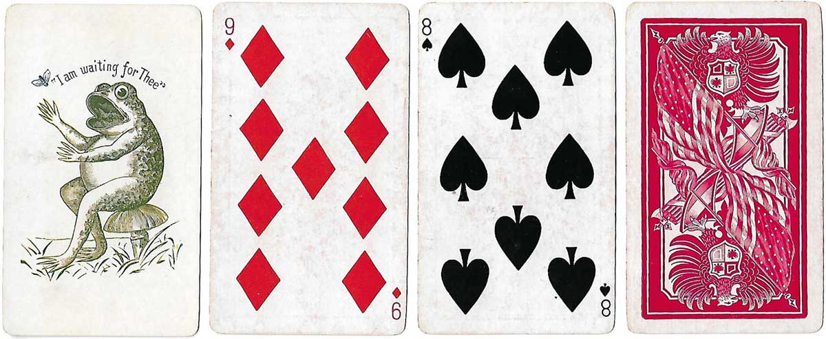 No.4 Special Whist (American Skat) playing cards made by the Russell & Morgan Printing Company, 1889