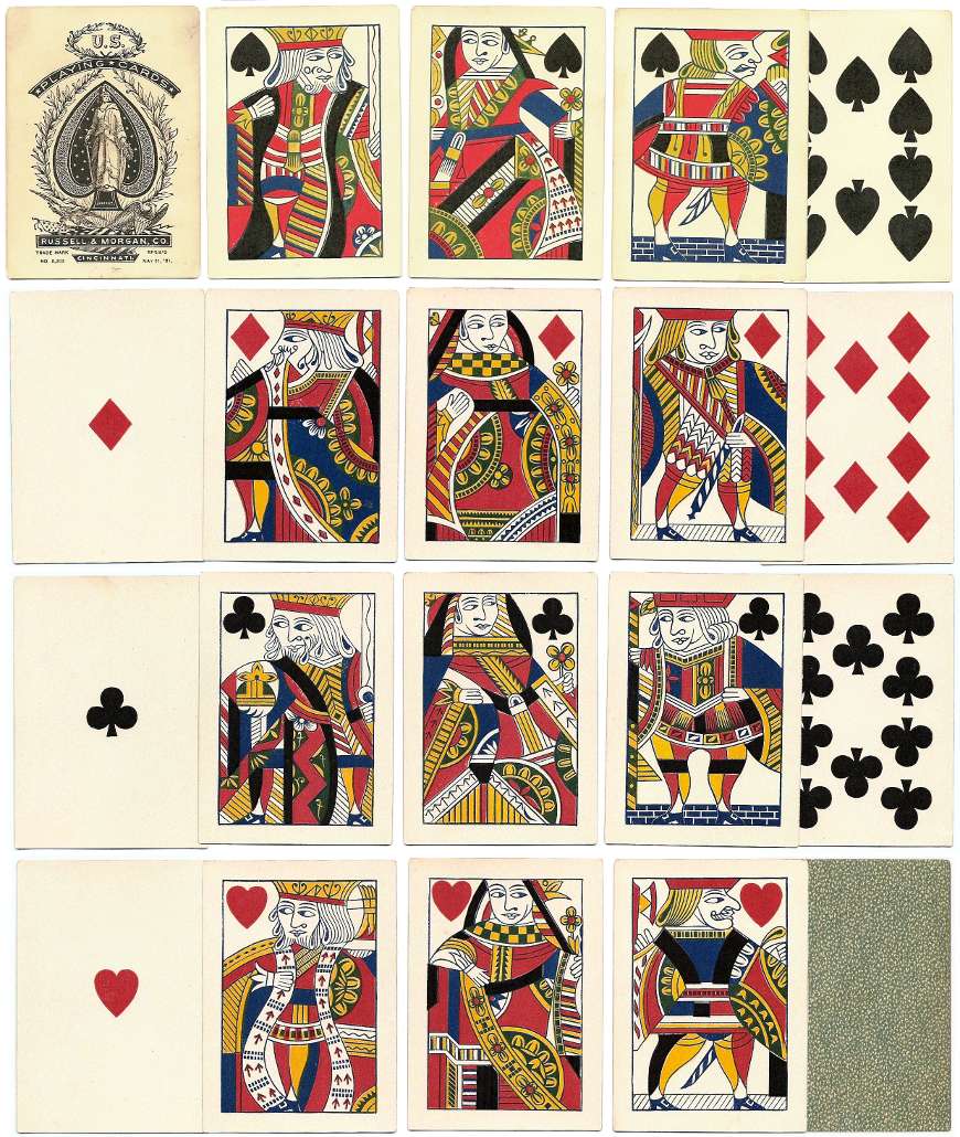 Squared Faro #366, published by Russell & Morgan Co. c.1887 Squared Faro #366, published by Russell & Morgan Co. c.1887