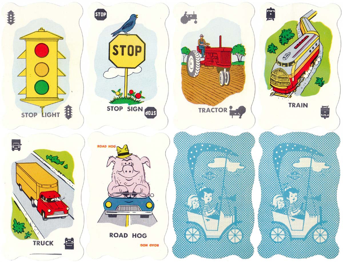 Highway Travel card game by Warren Paper Products, c.1960s