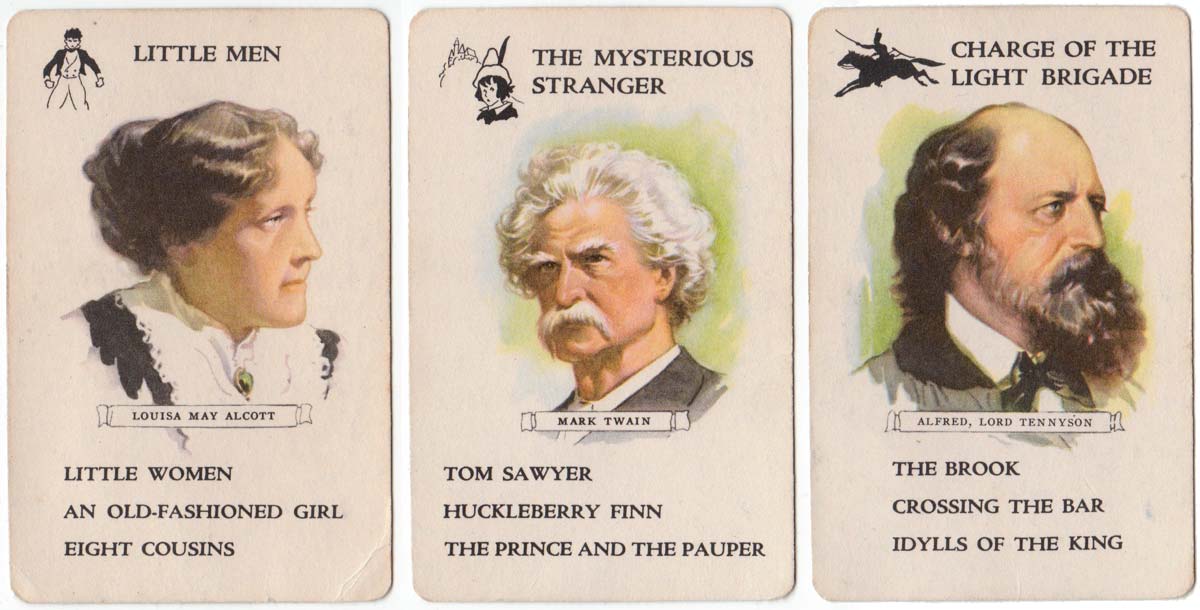 Authors quartet game published by Whitman Publishing Co., 1951