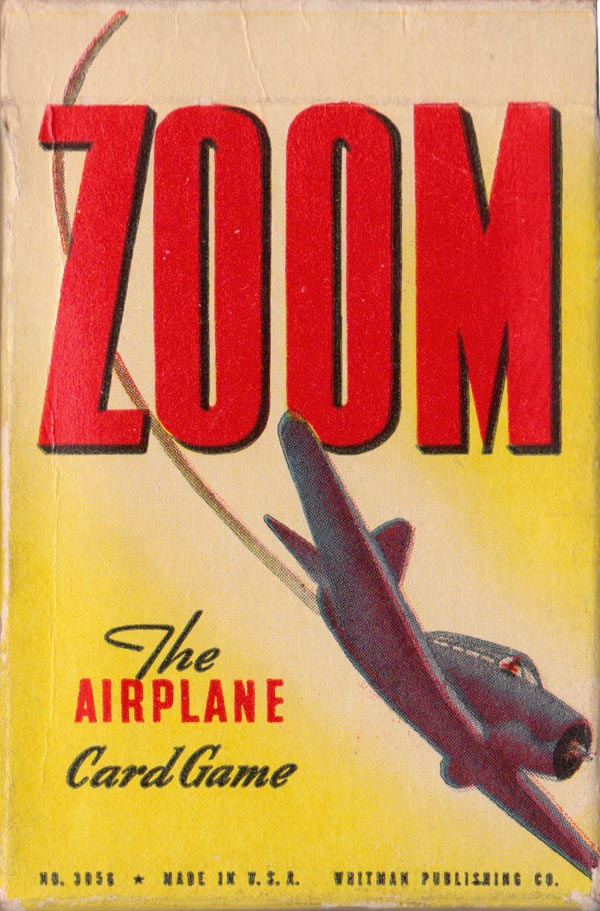 “Zoom” Airplane card game published by Whitman Publishing Co., Racine, USA, 1941