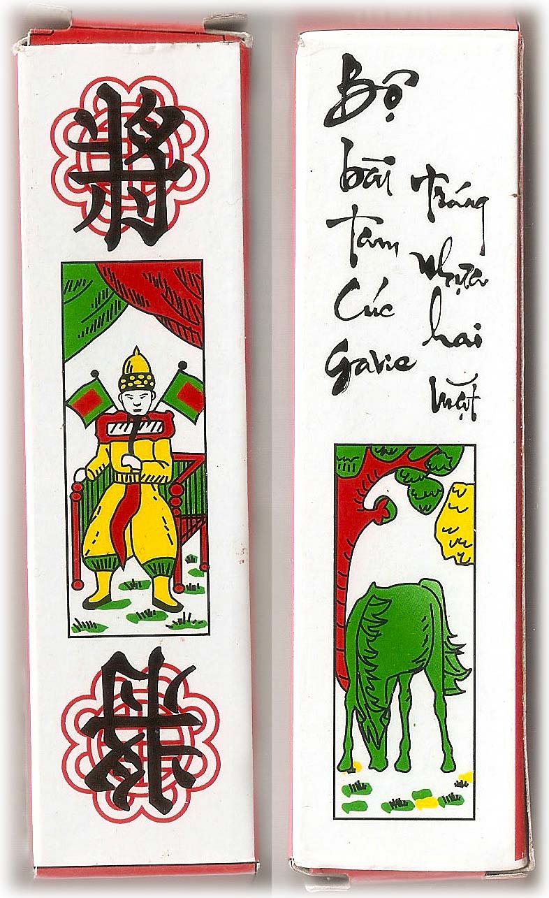 Tam cúc playing cards from Vietnam, 2016