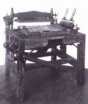 Press built by John Jones, c.1813