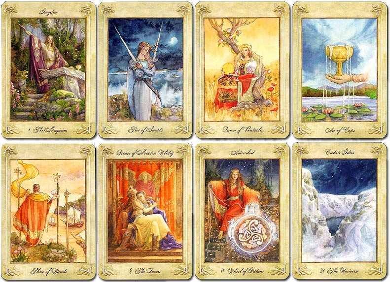 The Llewellyn Tarot - Welsh tarot cards The Llewellyn Tarot - tarot cards — The World of Playing Cards