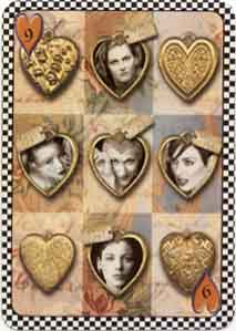 9 of hearts by Michele Monet