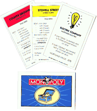 Monopoly cards