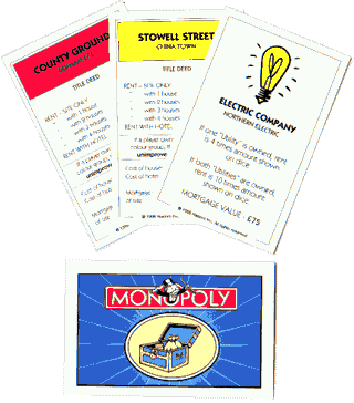 Monopoly cards