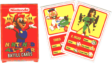 Nintendo Magazine Battle Cards