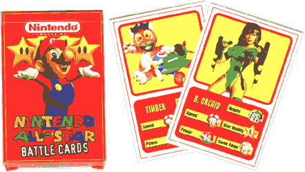 Nintendo Magazine Battle Cards