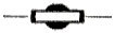 A decorative black and white line ornament with a circular design in the center and horizontal lines extending from both sides