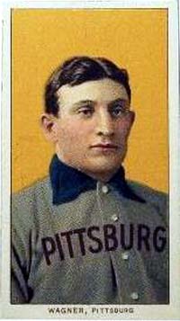 Honus Wagner baseball card issued by the American Tobacco Company, 1909