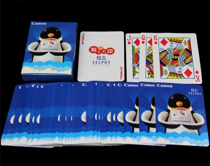 Canon branded playing cards