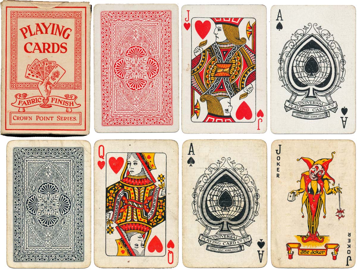 Crown Point Playing cards, c.1930-35 Crown Point Playing cards, c.1930-35