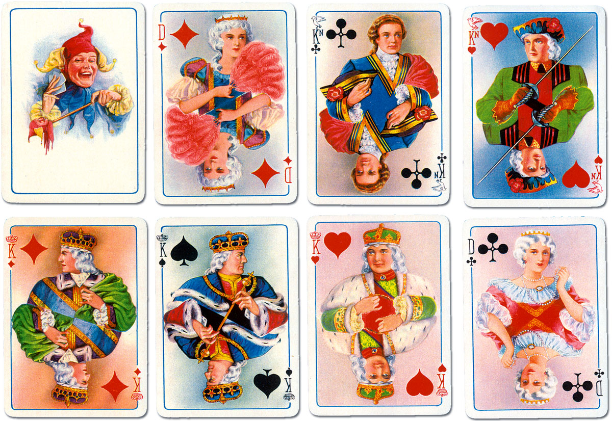 Danbrit playing cards by Alf Cooke, 1936