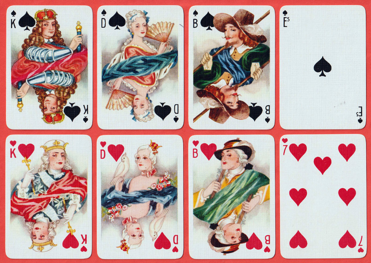 FDB Spillekort No. 310 made by Universal Playing Card Co., Leeds, UK, 1933