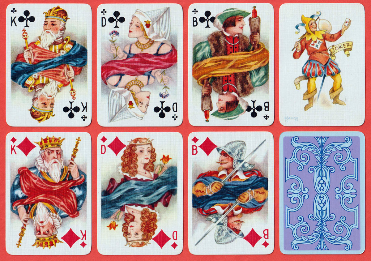 FDB Spillekort No. 310 made by Universal Playing Card Co., Leeds, UK, 1933