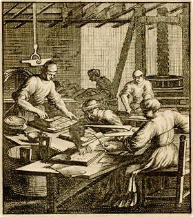 18th Century Playing Card Manufacture, Jan Luyken, Amsterdam, 1717